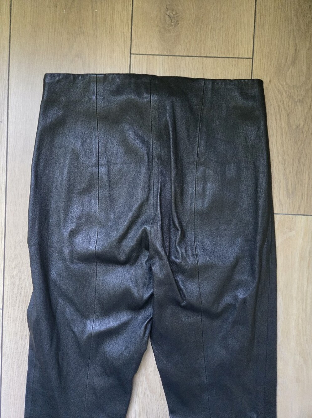 NWOT THEORY Skinny Lamb Leather Pants Size 2 - Picture 9 of 12